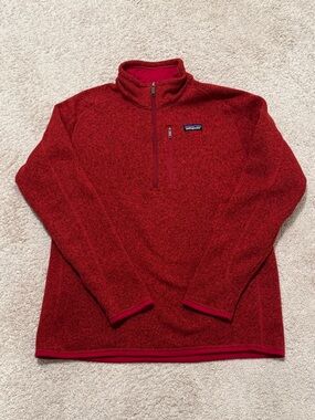 Men’s Patagonia Better Sweater 1/4 Zip - Red